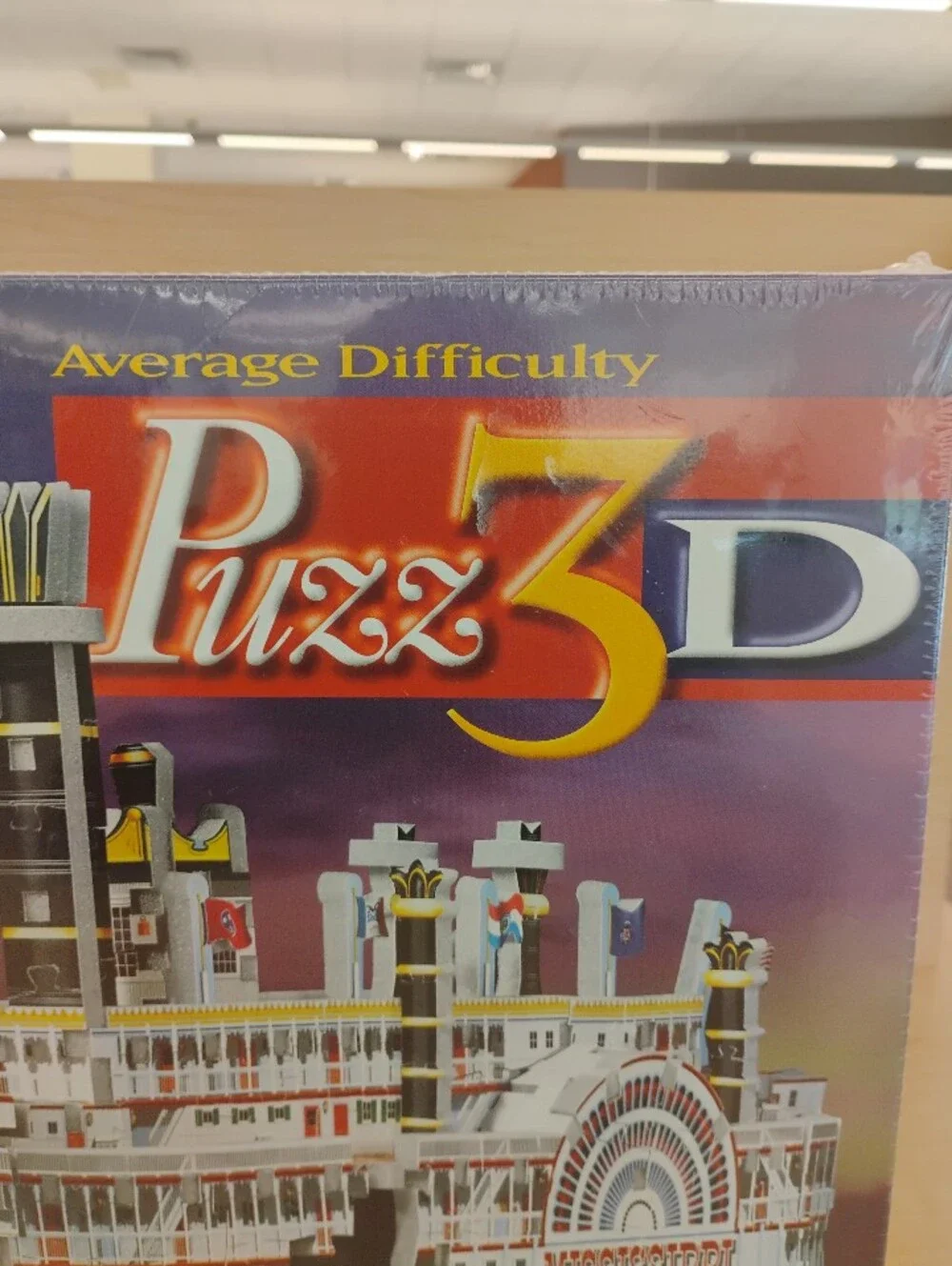 🆕 Puzz3D Mississippi Steamboat Hasbro 406 Piece Vintage Puzzle FactorySealed